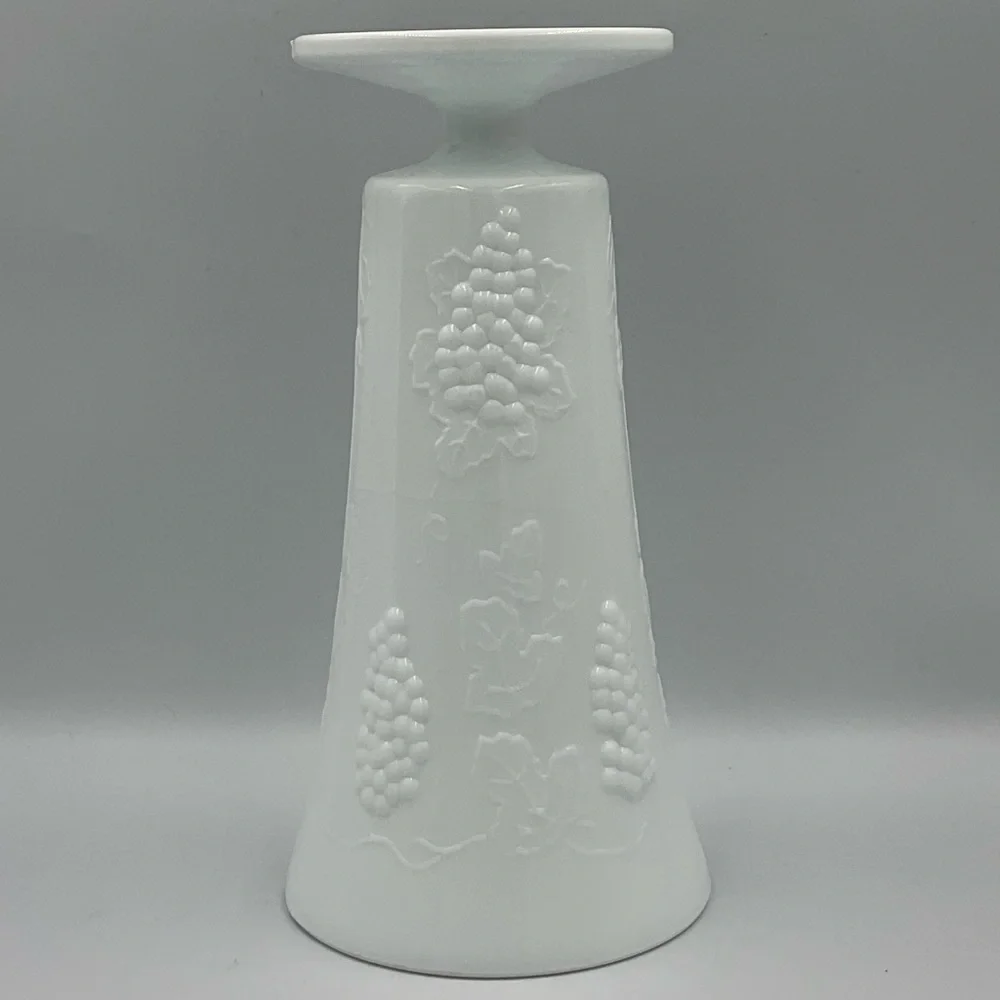 Vintage Indiana Glass Harvest Milk Glass Colony Flower Vase